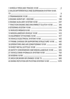 John Deere 1010E Forwarder Parts Catalog — actual manual cover