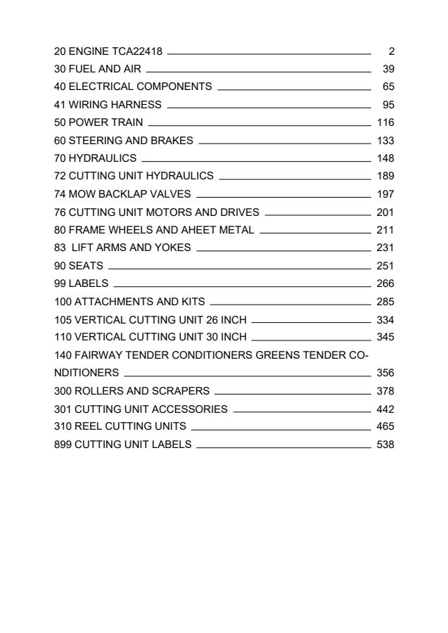 John Deere 2653B Professional Utility Mower Parts Catalog — actual manual cover
