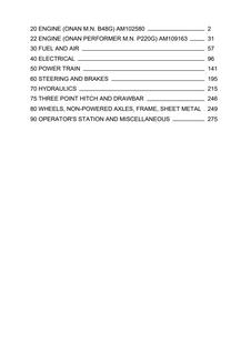 John Deere 420 Lawn and Garden Tractor Parts Catalog — actual manual cover
