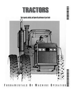 John Deere Fundamentals of Machine Operation: Tractors FMO10105NCX — actual manual cover