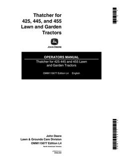John Deere Thatcher OMM115677 — actual manual cover