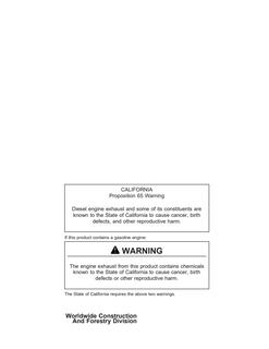Timberjack 1110C Forwarder — actual manual cover