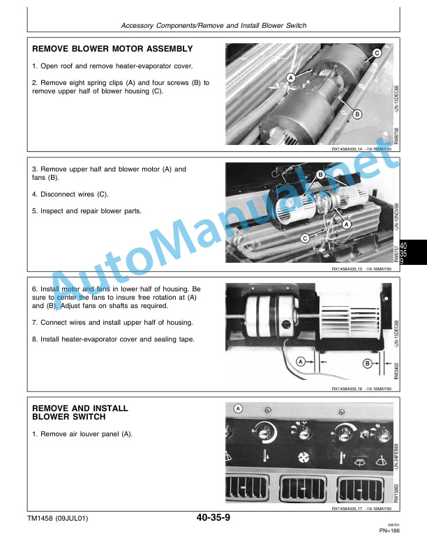 John Deere 4055, 4255, and 4455 Tractors Technical Manual TM1458 09JUL01-2