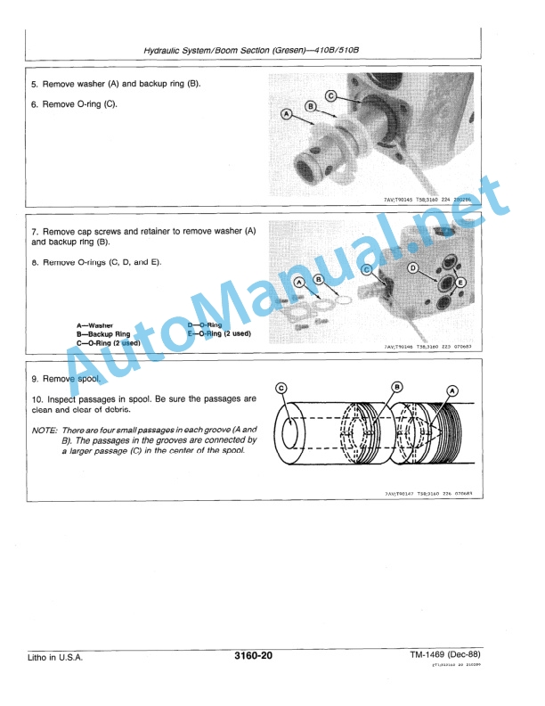 John Deere 410B, 410C, 510B, 510C Backhoe Loaders Technical Manual TM-1469 Dec-88-5