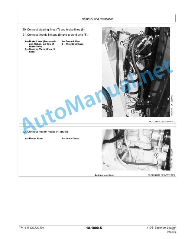 John Deere 410E Backhoe Loader Repair Technical Manual TM1611 22 July 2010-4