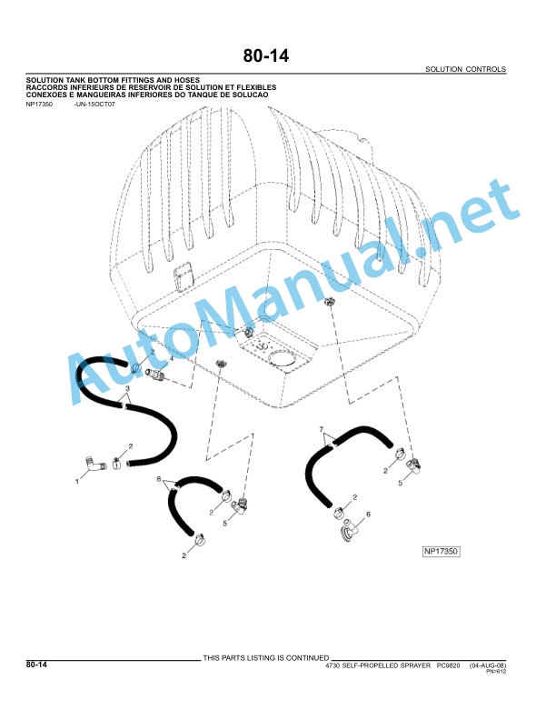 John Deere 4730 SELF-PROPELLED SPRAYER Parts Catalog PC9820 (SEP-10)-4