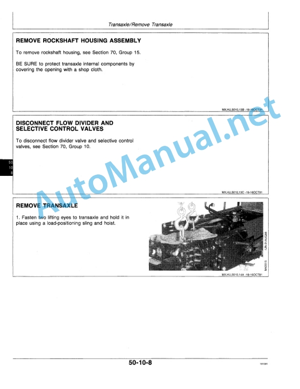 John Deere 655, 755, 855, 955, 756 and 856 Compact Utility Tractors Technical Manual TM1360 01JUN96-2