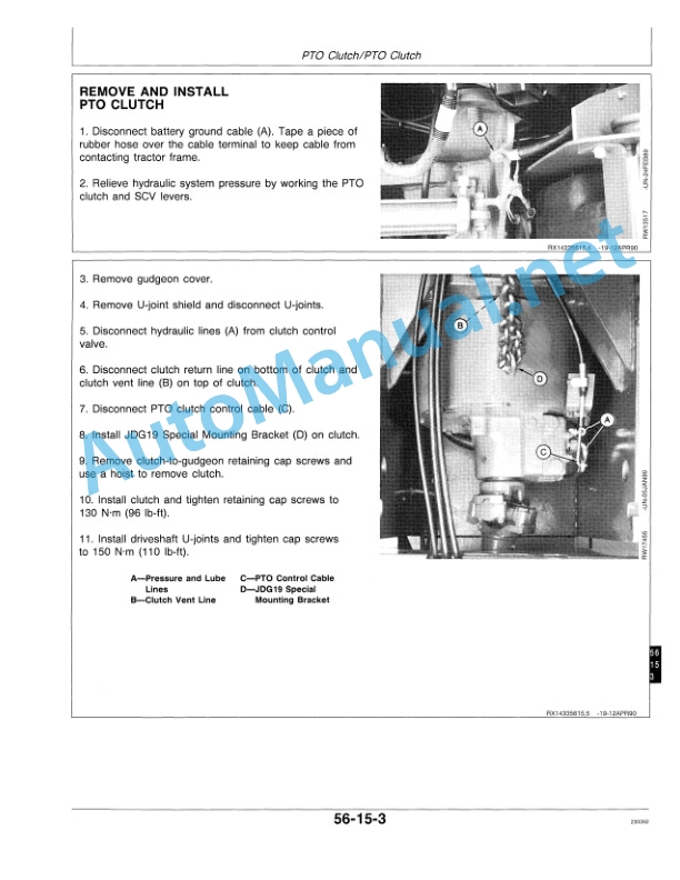 John Deere 8560, 8760, and 8960 Tractors Repair Technical Manual TM1433 21MAR92-4