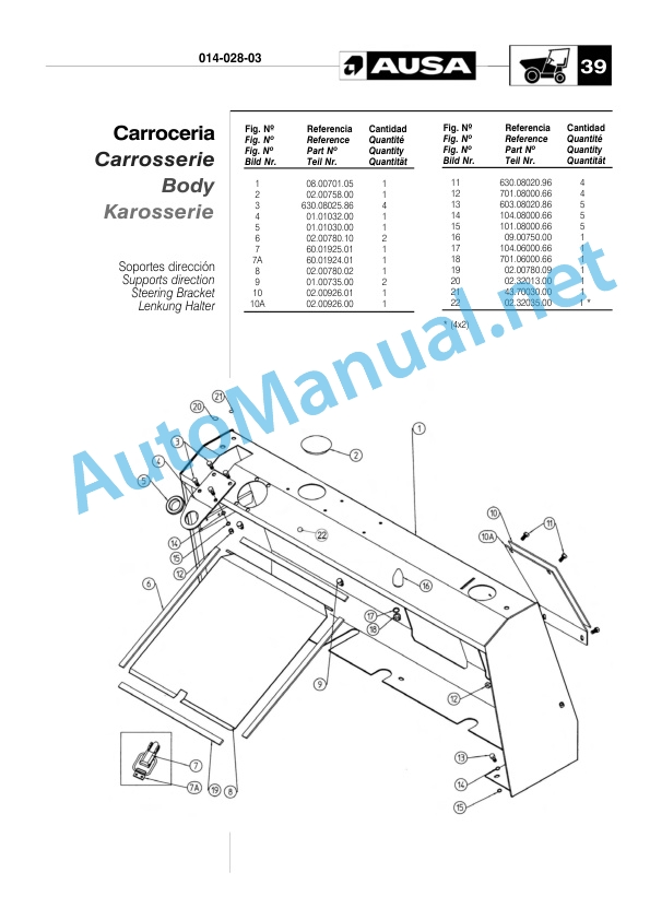 Kubota 108 DA, 120 DA, 150 DA Parts Manual-3