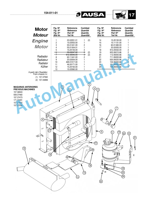 Kubota 200-250-300 RMG 200-250-300 RHG Parts Manual-2