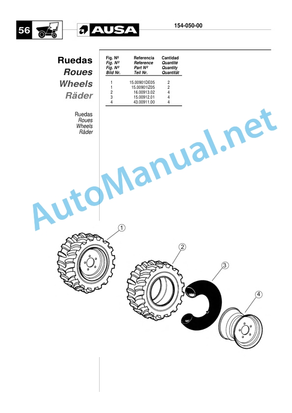 Kubota 200-250-300 RMG 200-250-300 RHG Parts Manual-4