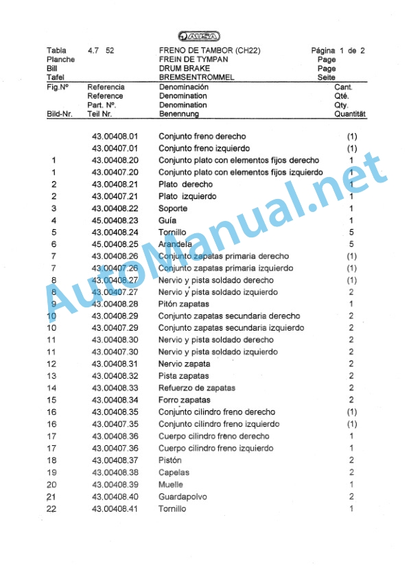 Kubota CVH 20 CH 22 Parts Manual-3