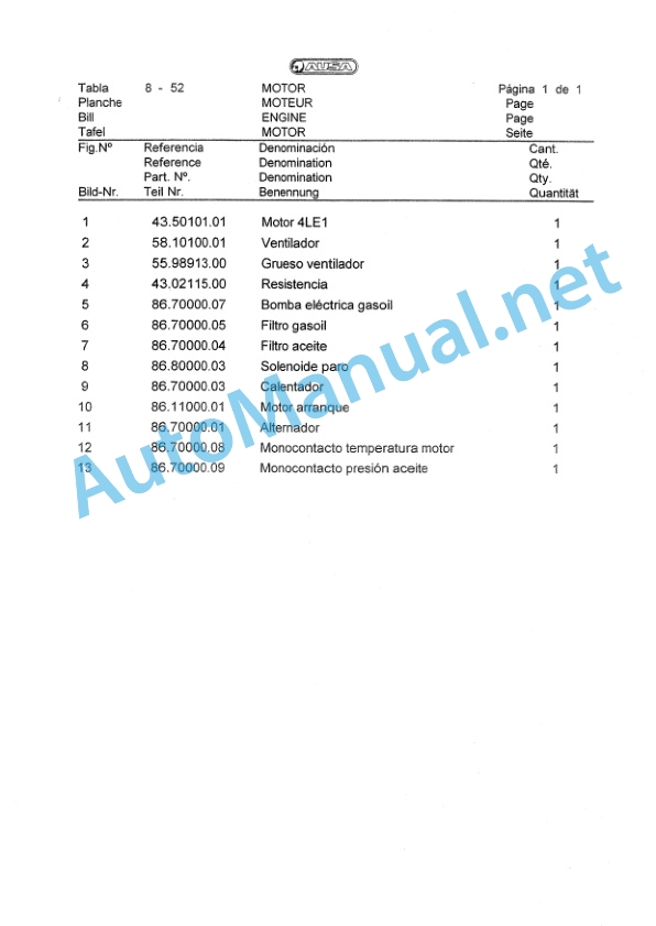 Kubota CVH 20 CH 22 Parts Manual-5