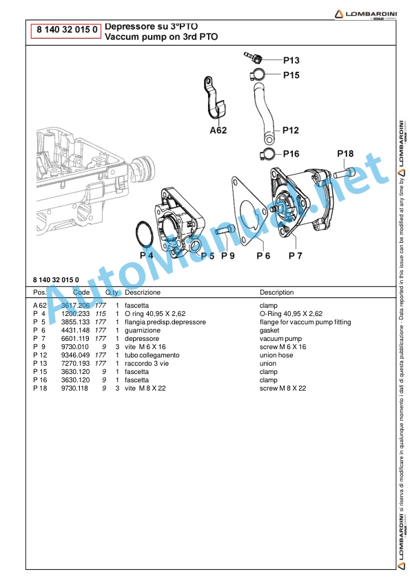 Kubota LDW 1003 AUSA version with EGR system Parts Manual 3B5880 March 6th, 2008-5