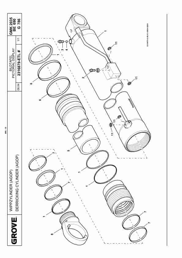 Grove GMK 2035 Crane Spare Parts List 2004 DE EN-3