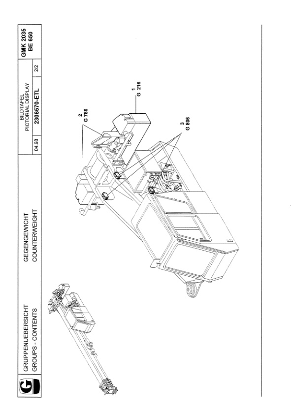 Grove GMK 2035 Crane Spare Parts List 3004309 1998 DE EN-3