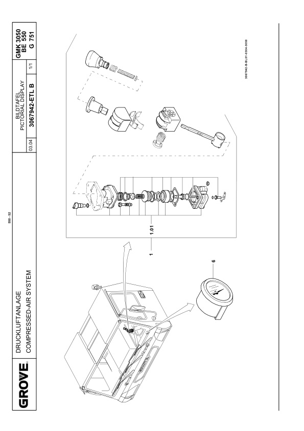 Grove GMK 3050-1 Crane Spare Parts List 2005 EN DE-2