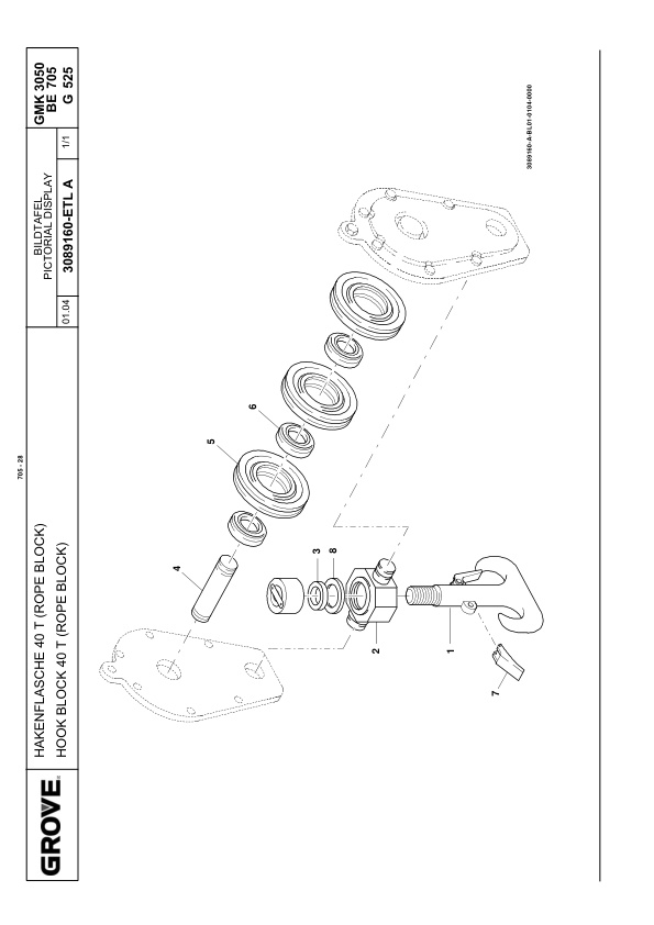 Grove GMK 3050-1 Crane Spare Parts List 2005 EN DE-3