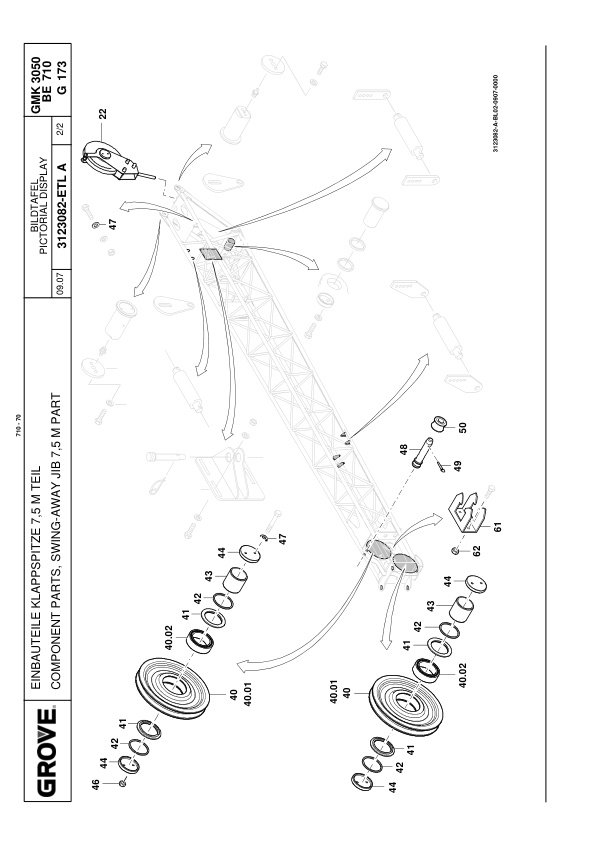Grove GMK 3050-1 Crane Spare Parts List 2007 EN DE-3