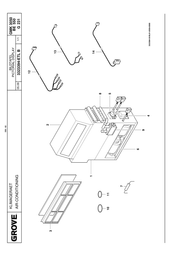 Grove GMK 3050-1 Crane Spare Parts List 2009-2