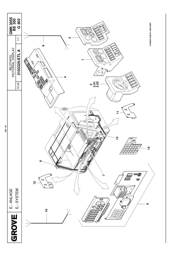 Grove GMK 3055 Crane Spare Parts List 2007 EN DE-2