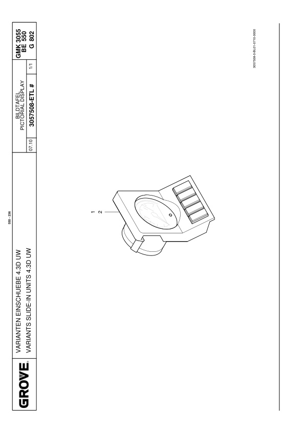 Grove GMK 3055 Crane Spare Parts List 2014 DE EN-2