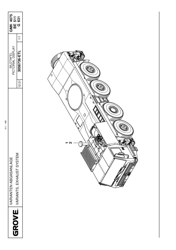 Grove GMK 4075 Crane Spare Parts List 2002-07 DE EN-2