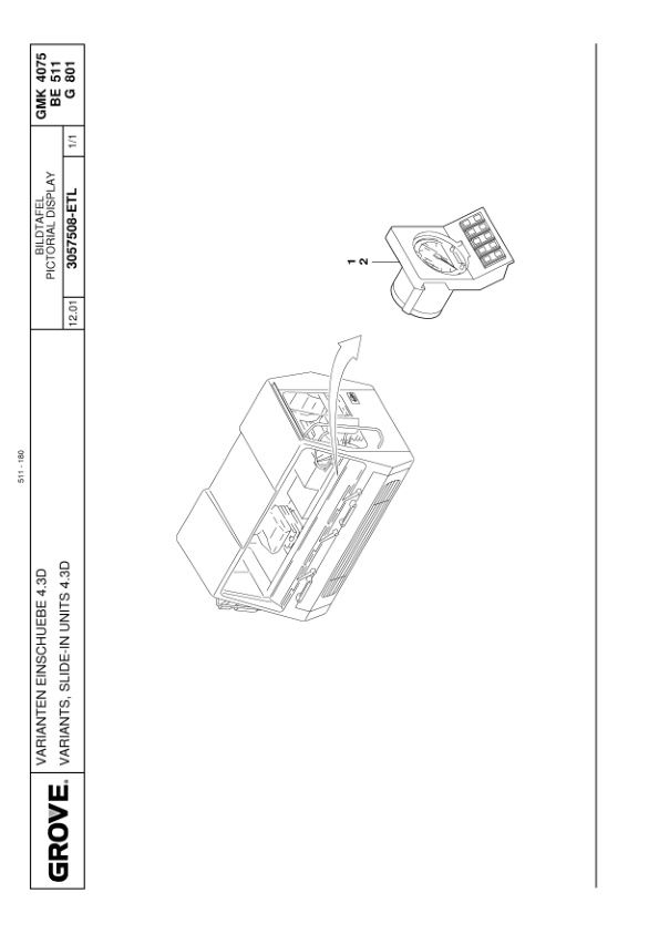 Grove GMK 4075 Crane Spare Parts List 3065675 2002-02 EN DE-2