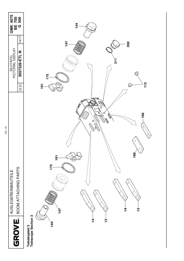 Grove GMK 4075 Crane Spare Parts List 3065675 2002-02 EN DE-3