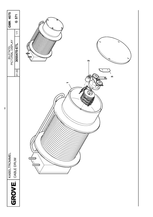 Grove GMK 4075 Crane Spare Parts List 3065696 2003-02 DE EN-3