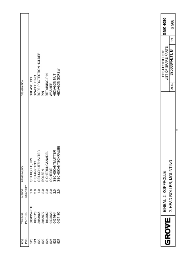 Grove GMK 4080-1 Crane Spare Parts List 2015 DE EN-3