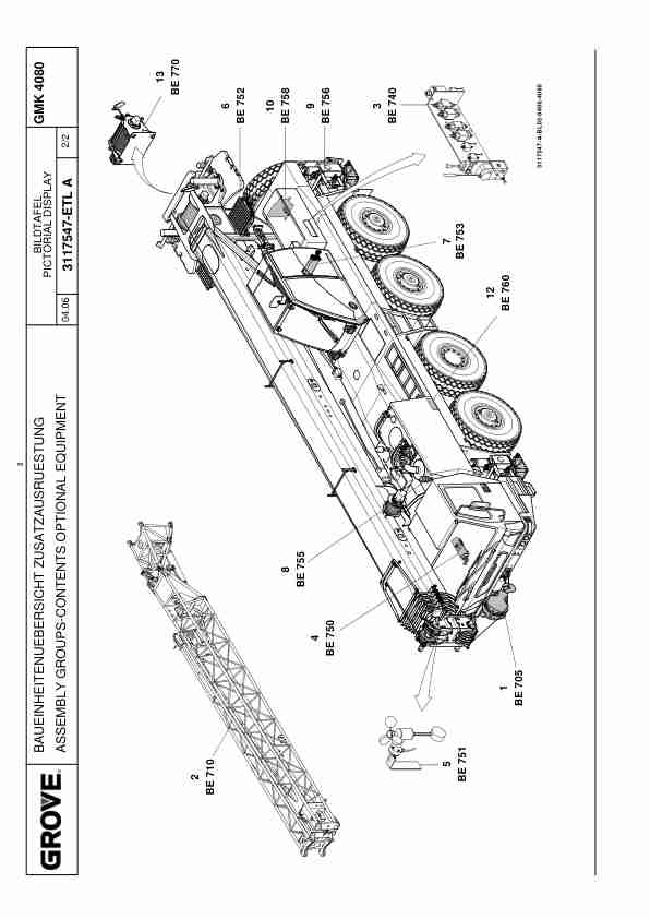 Grove GMK 4080-1 Crane Spare Parts List 3117489 2006 DE EN-3