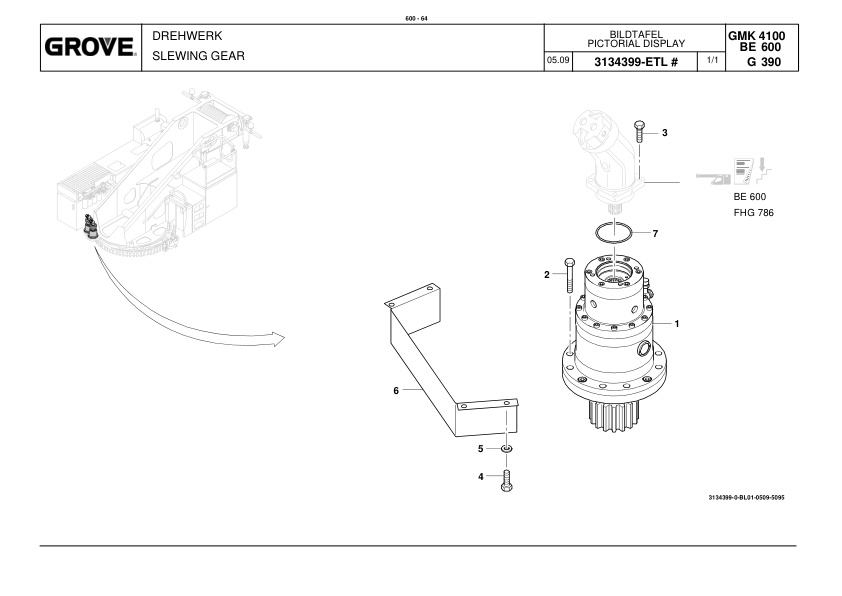 Grove GMK 4100 Crane Spare Parts List 2010 EN DE-2