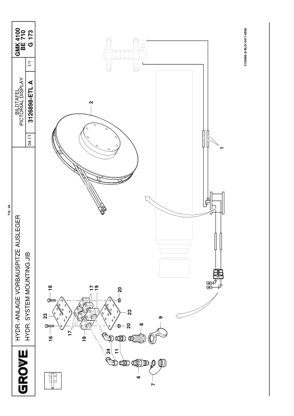 Grove GMK 4100 Crane Spare Parts List 2012-01 DE EN-2