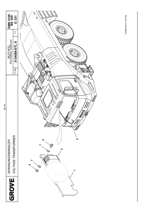 Grove GMK 4100-L Crane Spare Parts List 2007-05 DE EN-2