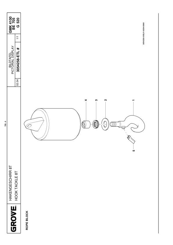 Grove GMK 4100-L Crane Spare Parts List 2007-05 DE EN-3