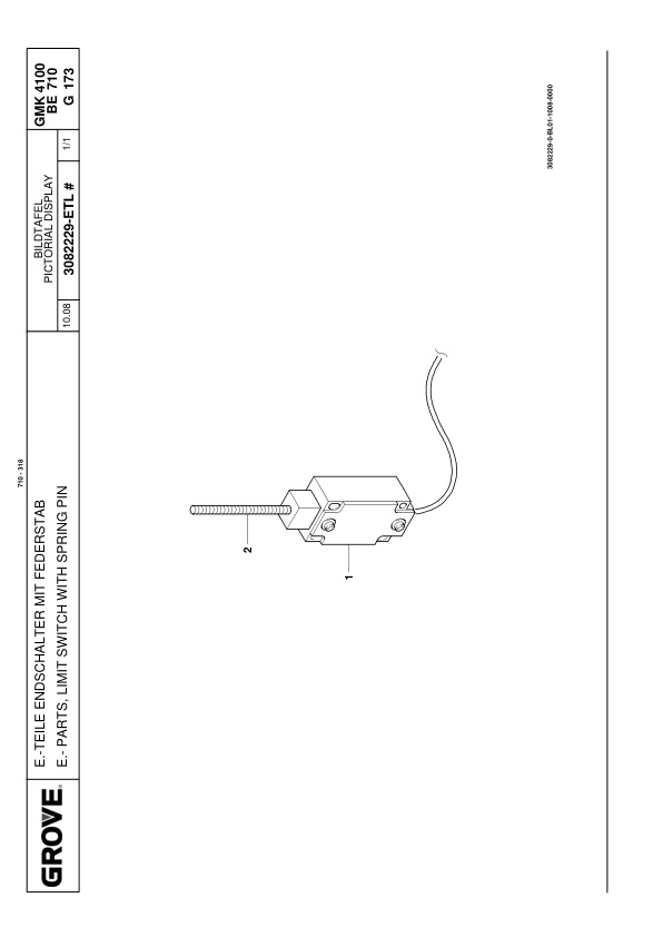 Grove GMK 4100L Crane Spare Parts List 2012 DE EN-2