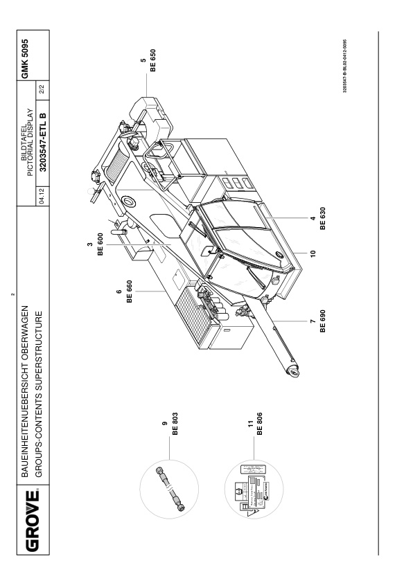 Grove GMK 5095 Crane Spare Parts List 2012 DE EN-3