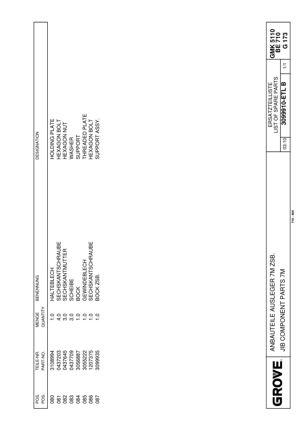 Grove GMK 5110-1 Crane Spare Parts List 2011 DE EN-3