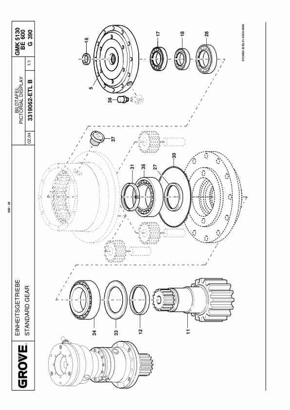 Grove GMK 5130-1 Crane Spare Parts List 2006-10 DE EN-2