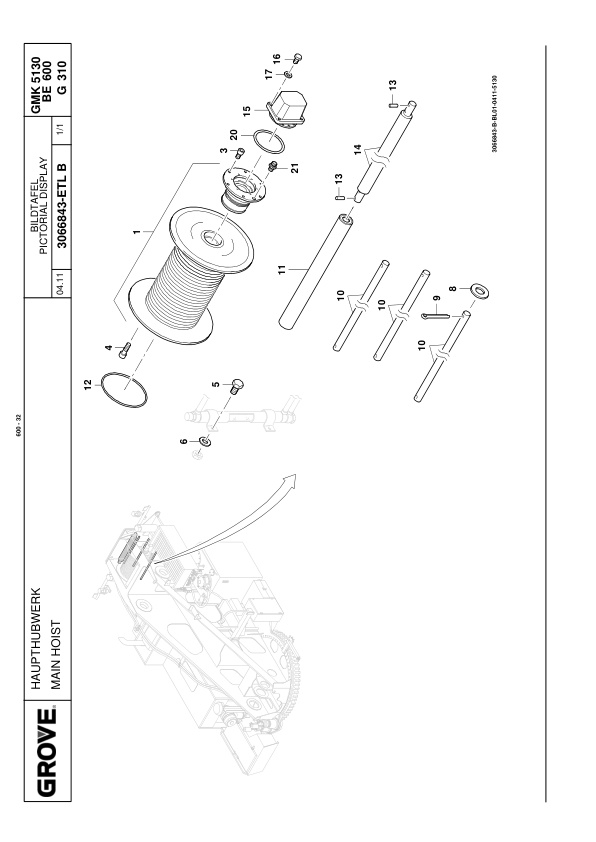 Grove GMK 5130-2 Crane Spare Parts List 2011 DE EN-2