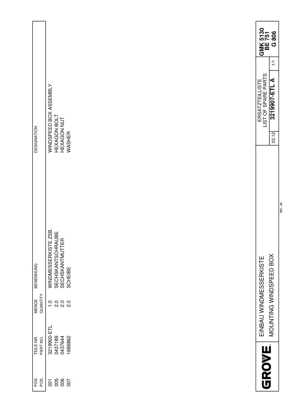 Grove GMK 5130-2 Crane Spare Parts List 2012 DE EN-2