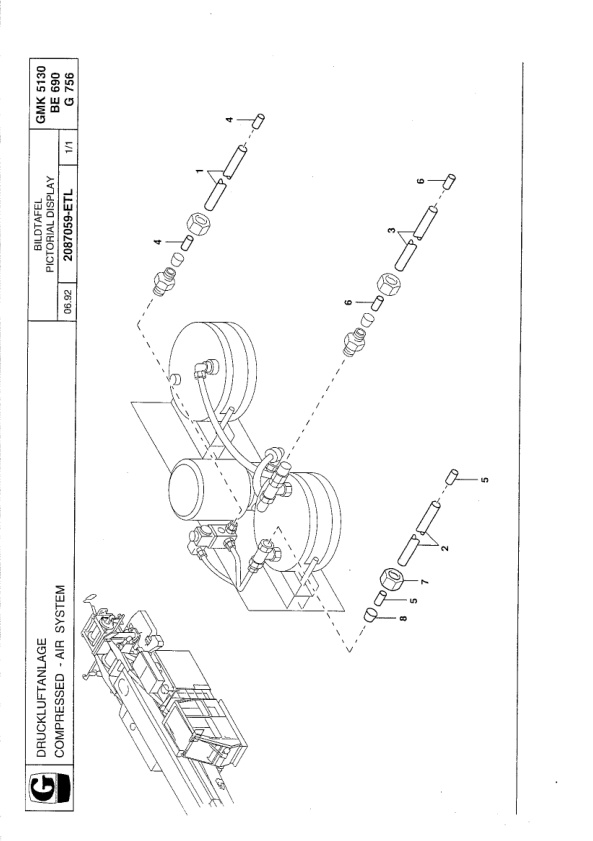 Grove GMK 5130 Crane Spare Parts List 1996 DE EN-3