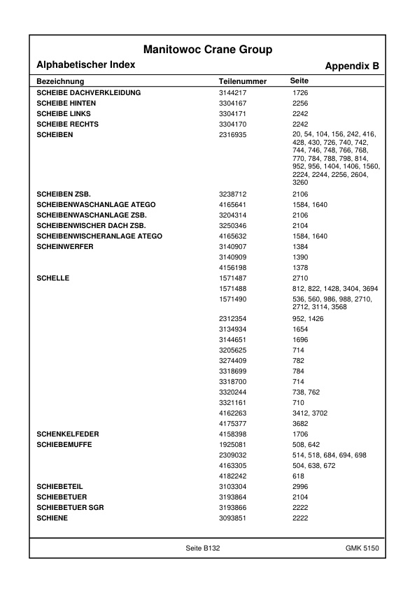 Grove GMK 5150 Crane Spare Parts Catalog 2018 DE-2