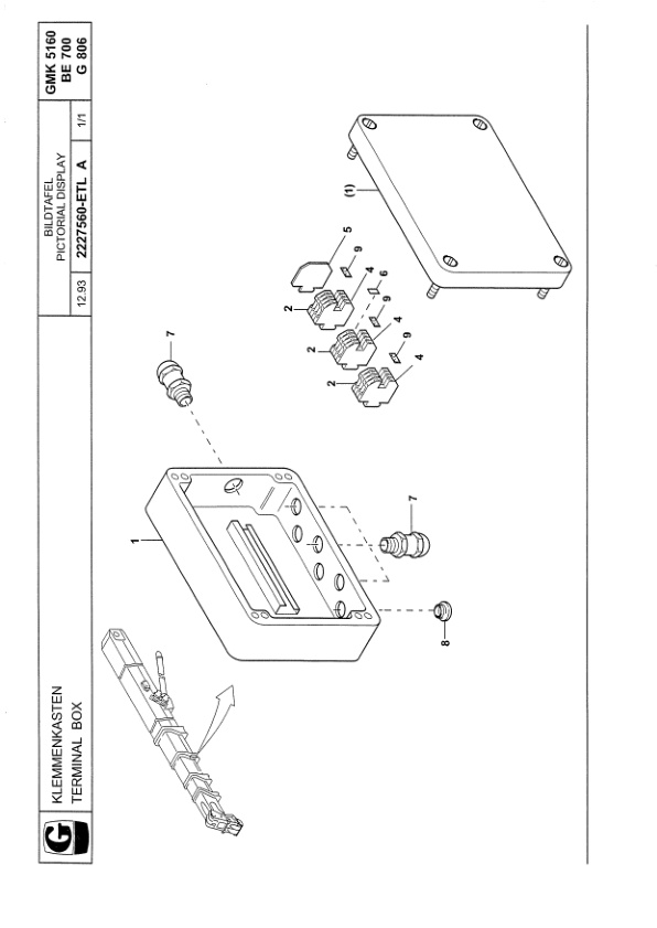 Grove GMK 5160 Crane Spare Parts List 1999 DE EN-3