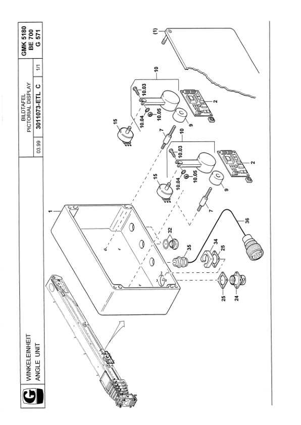 Grove GMK 5180 Crane Spare Parts List 2000-02 DE EN-3