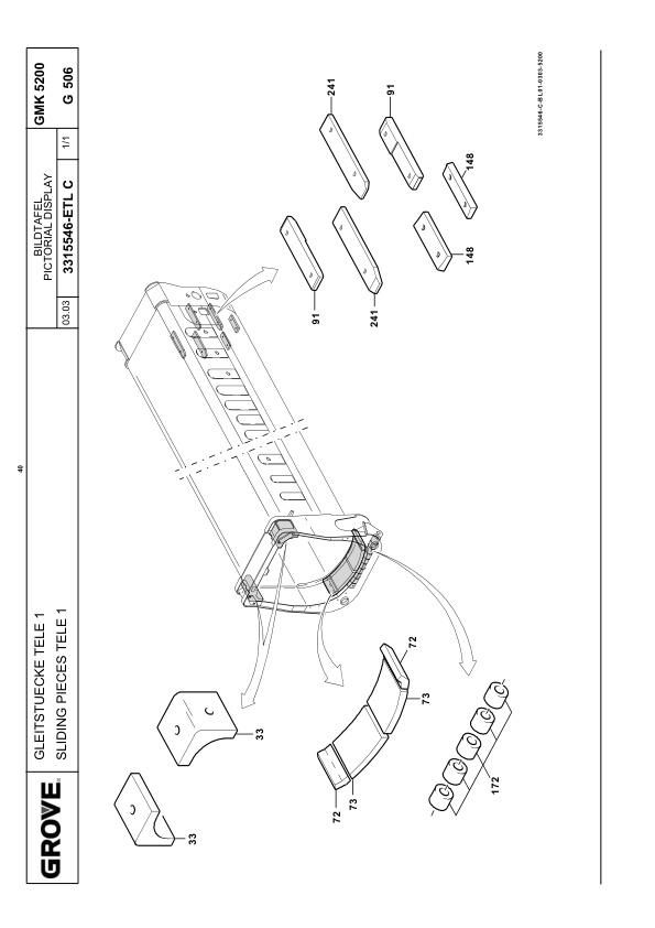 Grove GMK 5200 Crane Spare Parts List 2004-03 DE EN-3