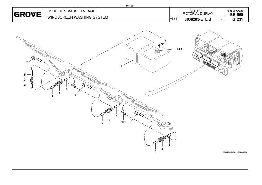 Grove GMK 5200 Crane Spare Parts List 2004-04 DE EN-2