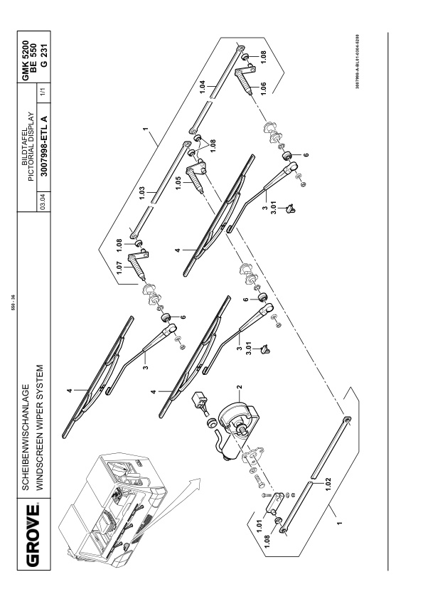 Grove GMK 5200 Crane Spare Parts List 2005 DE EN-2