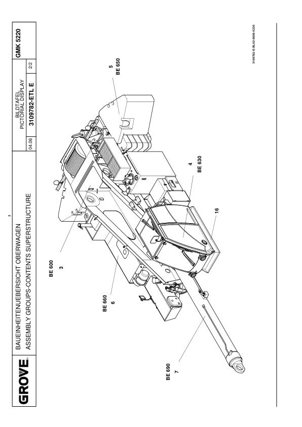 Grove GMK 5220 Crane Spare Parts List 2006 DE EN-2